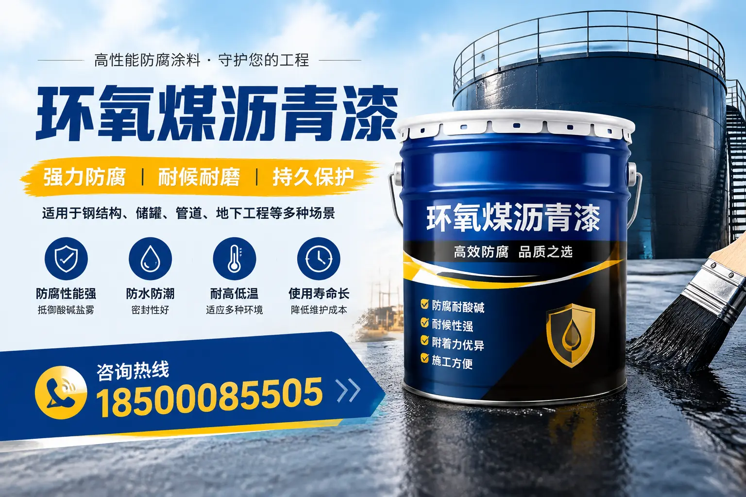 环氧煤沥青漆在工业中的应用,盐城企业的选择